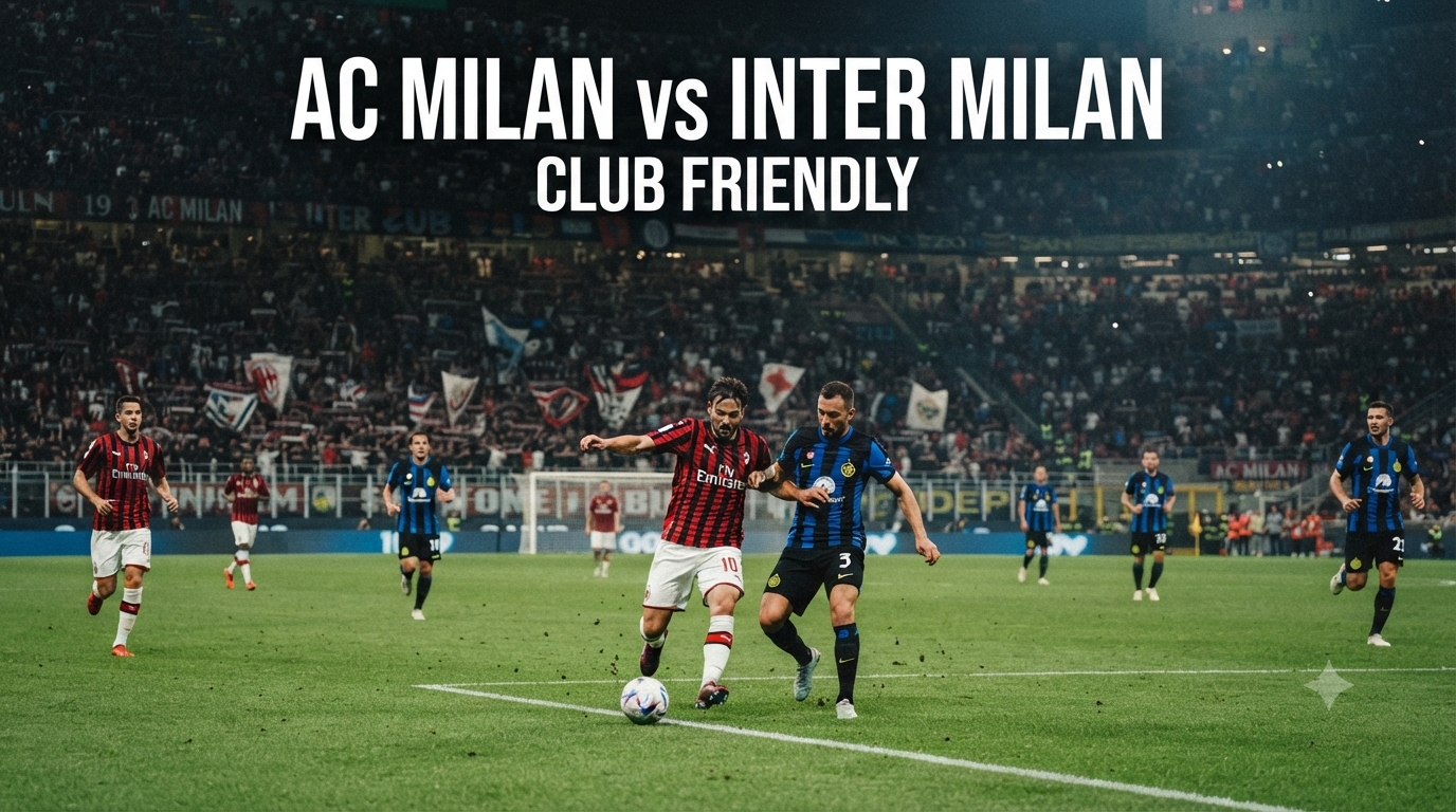 AC Milan vs Inter Milan Club Friendly Sore Ini Pukul 18.00 WIB Streaming Jalalive dengan Tampilan Jernih dan Performa Stabil