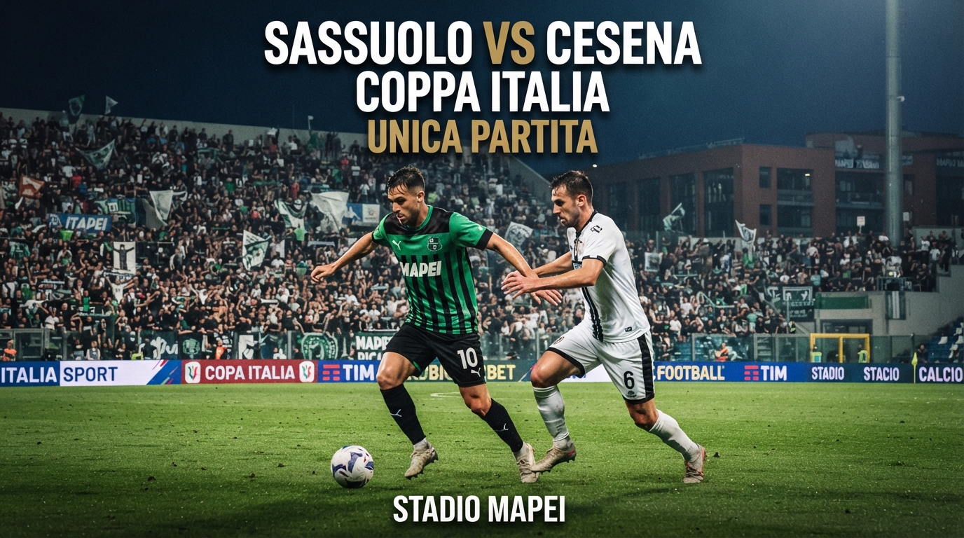 Sassuolo vs Cesena Coppa Italia Malam Ini Pukul 23.30 WIB – Jalalive Berikan Gambaran Lengkap Mengenai Duel yang Berlangsung di Italia